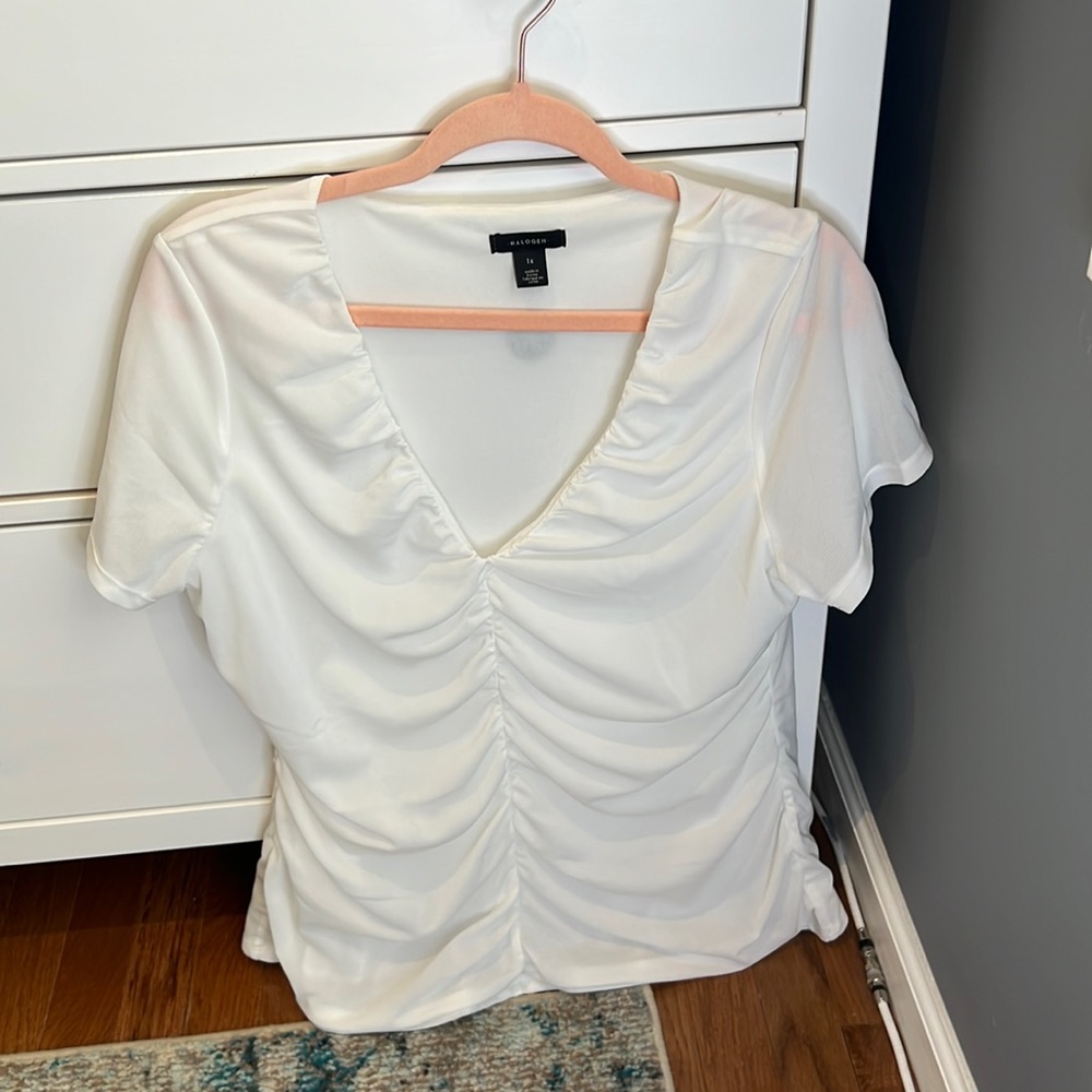 White Nordstrom Top (1X) Never Worn